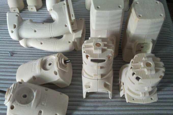 CNC Plastic Machining Services SLS 3D Printing High Resolution