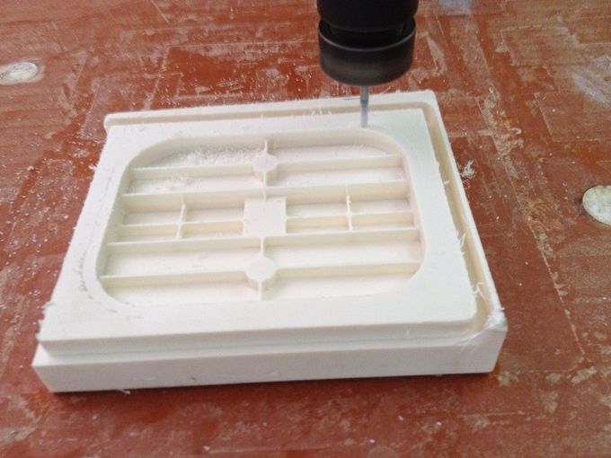 ABS / Plastic CNC Rapid Prototype Polishing With CNC Milling Machining